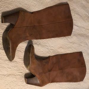 Ladies boots - tan